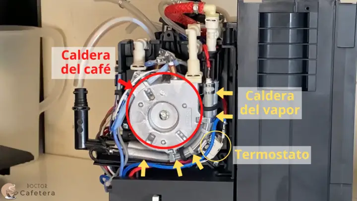 Calderas y termostato del vapor