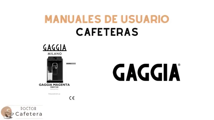 Manuales de usuario de cafeteras Gaggia