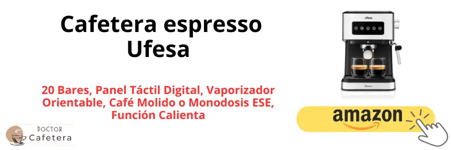 Cafetera espresso Ufesa