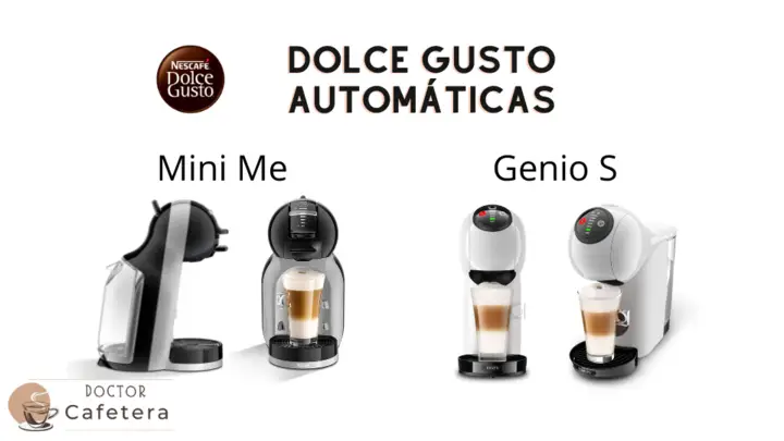 Cafeteras dolce gusto automáticas Genio vs Mini Me