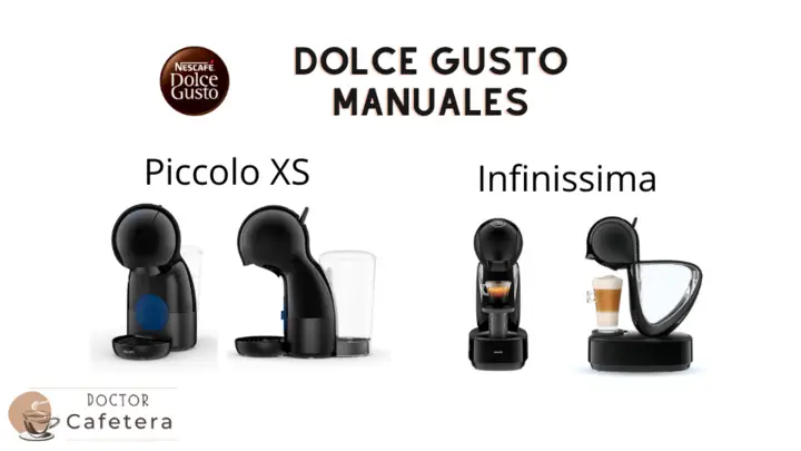 Cafeteras dolce gusto manuales