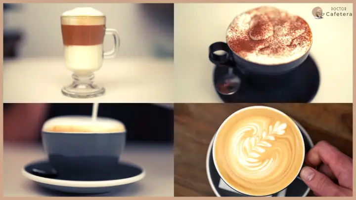 Las diferentes presentaciones del cappuccino