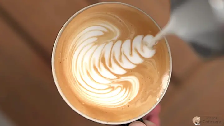 Latte Art on Cappuccino