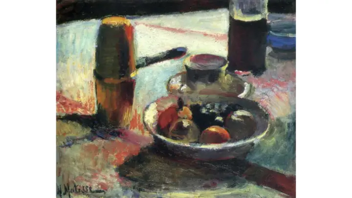Fruta y cafetera, de Henri Matisse
