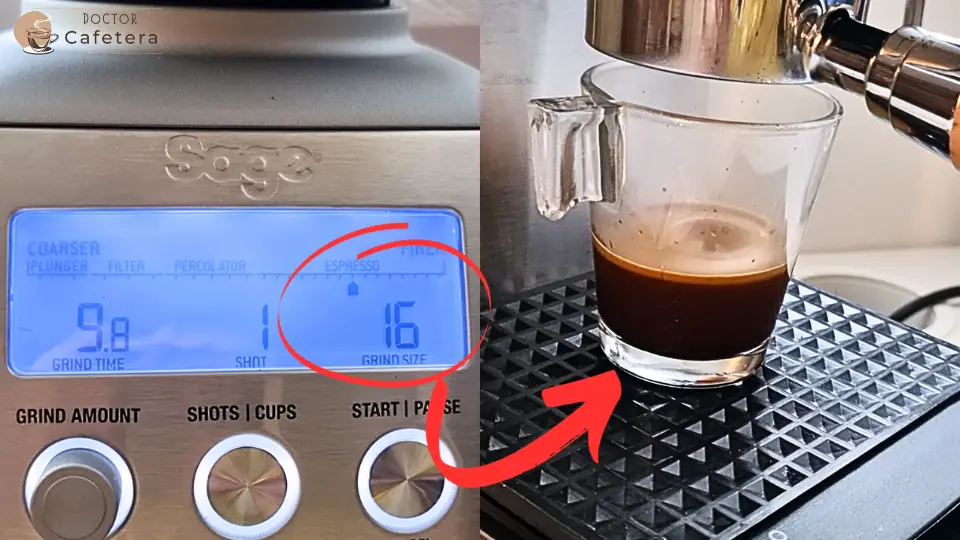 Grinding is still fine for espresso preparation