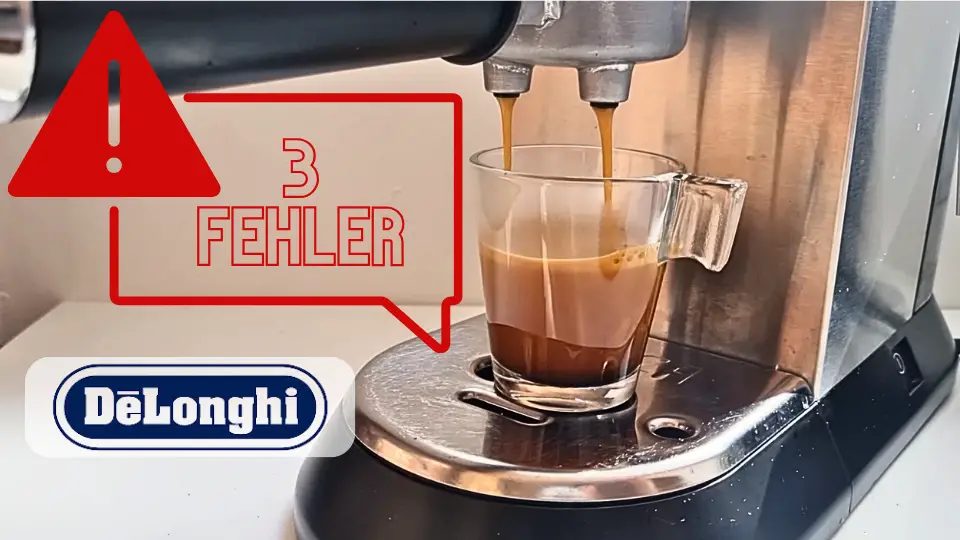Kaffee in gefahr vermeide 3 fehler mit deiner Delonghi Dedica