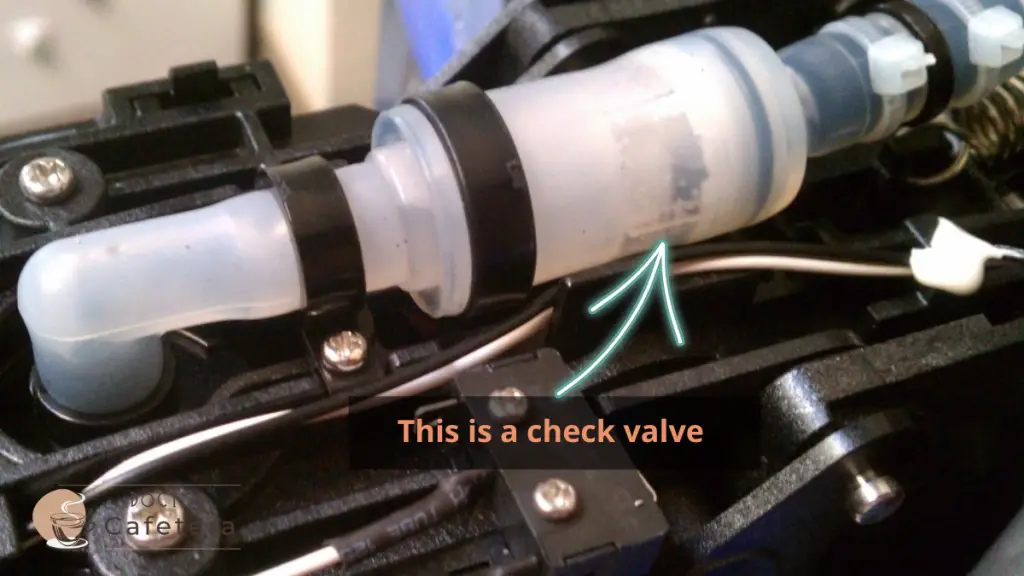 Keurig check valve