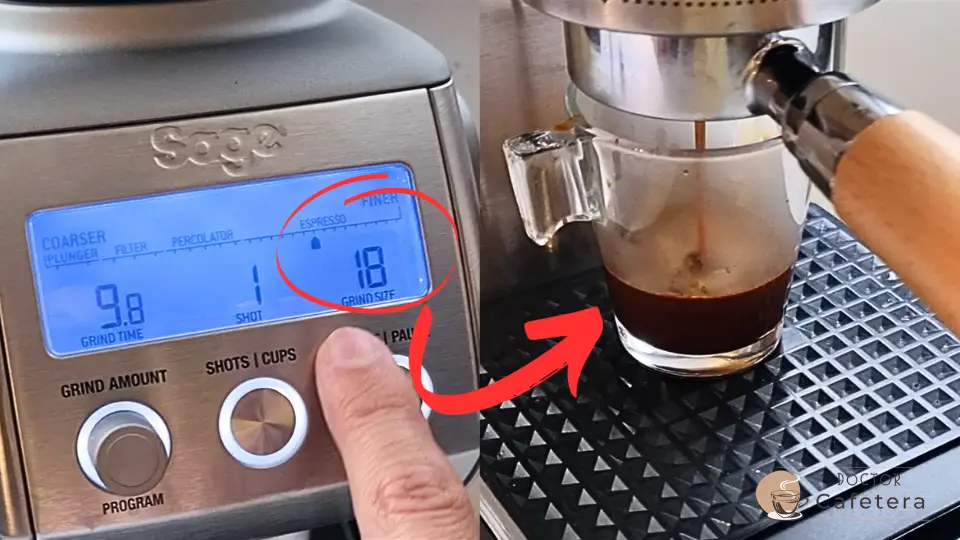 Near-perfect grinding for espresso