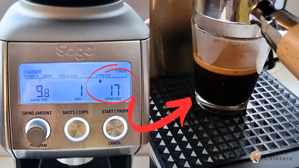 Perfect grind for espresso