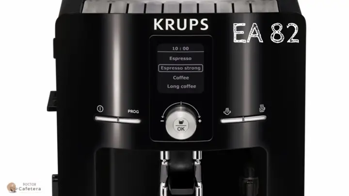 Display des Krups EA82 super-kaffeevollautomaten