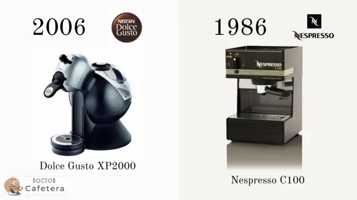 Dolce Gusto XP2000 vs Nespresso C100