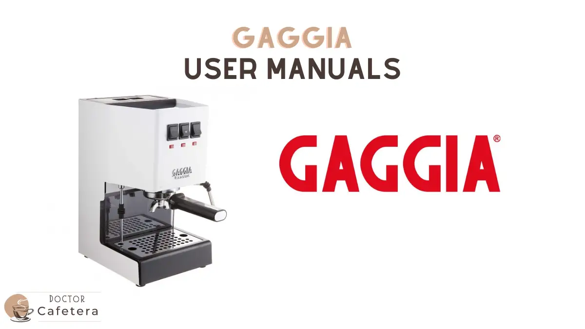 Gaggia coffee makers user manuals