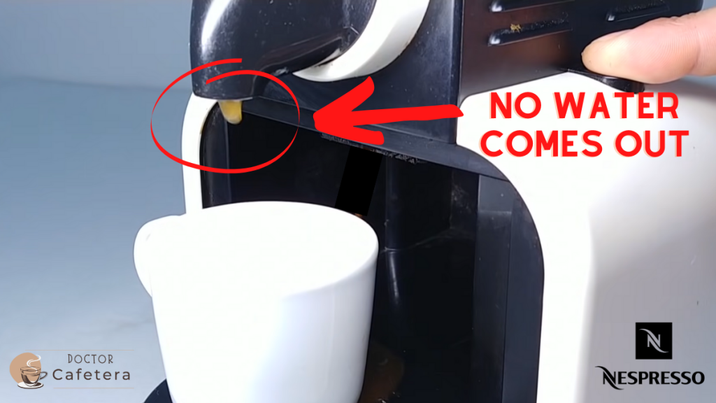 No water comes out from Nespresso machine