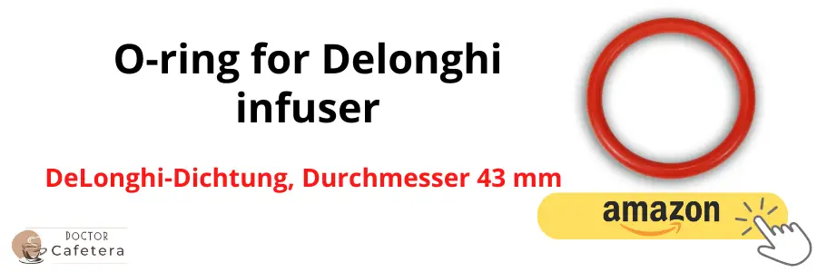 O-ring for Delonghi infuser