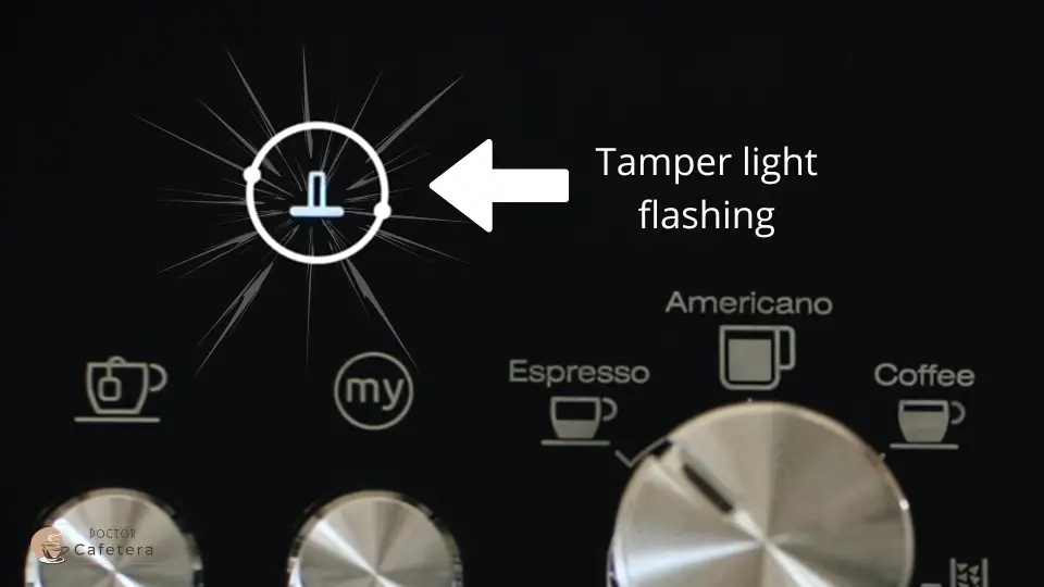 Tamper light flashing