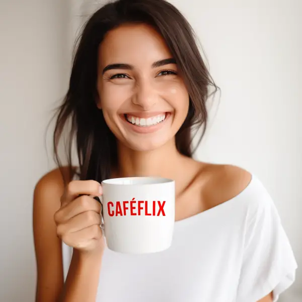 Caféflix taza mujer
