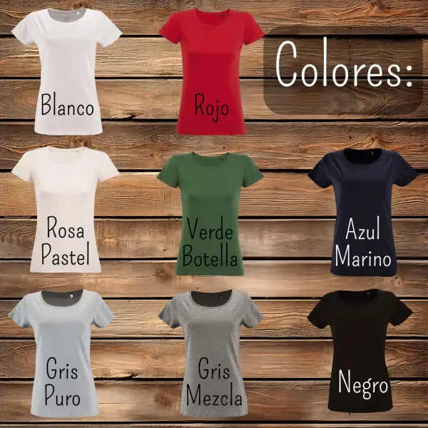 Colores camisetas para mujer