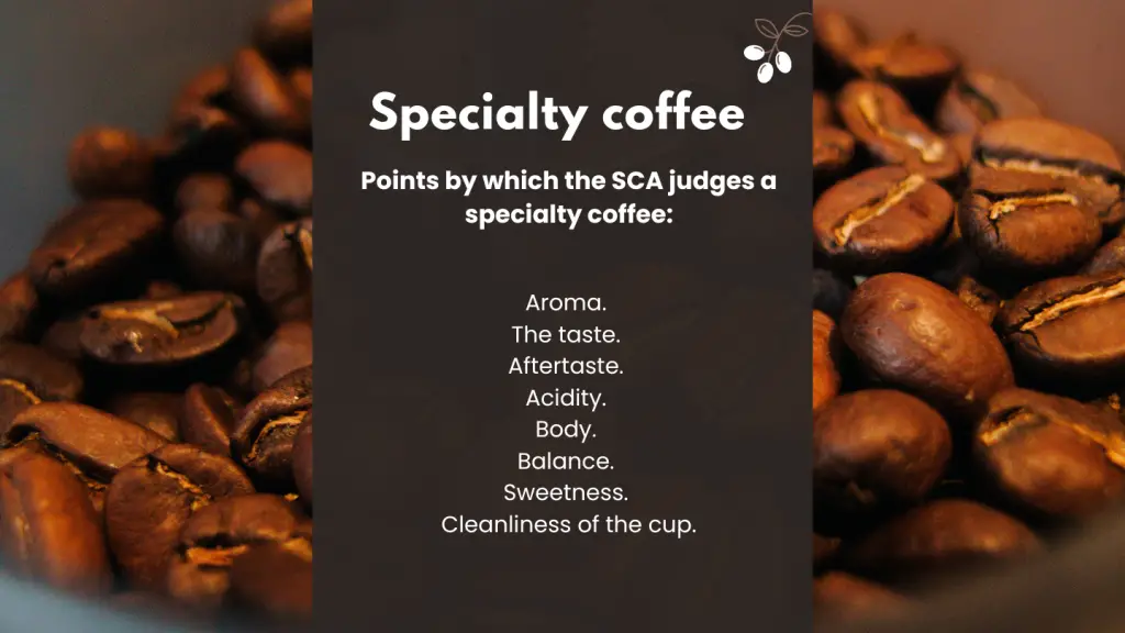 Specialty coffee points
