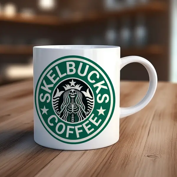 Taza de café Starbucks - Skelbucks taza sola