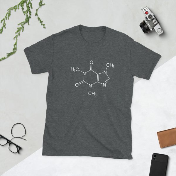 Camiseta unisex divertida “La molécula de la cafeína”