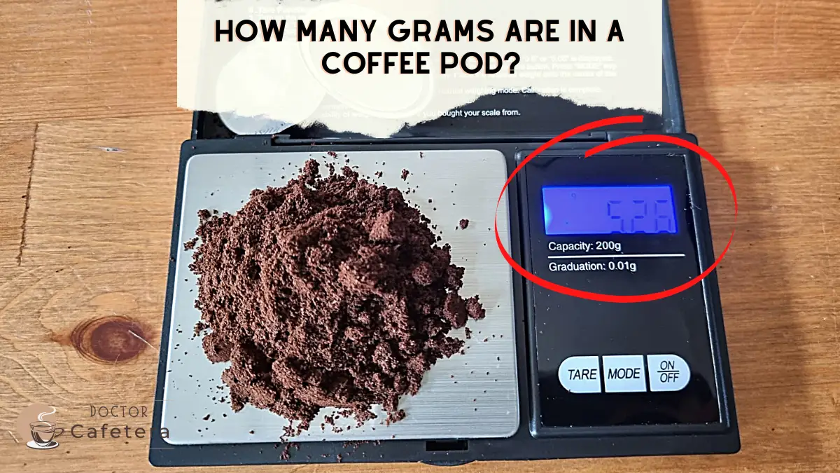 How many grams are in a coffee pod