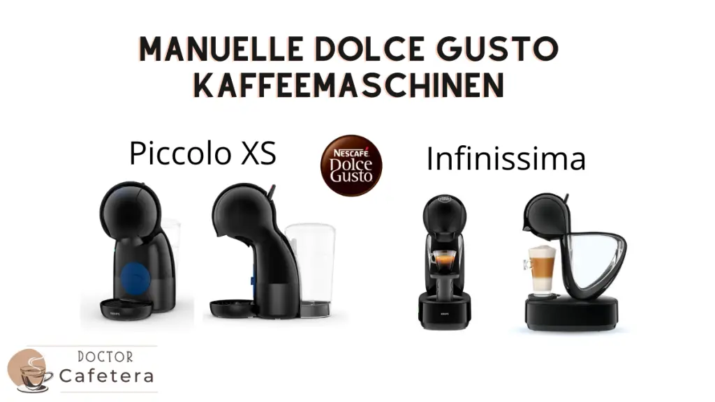 Manuelle Dolce Gusto Kaffeemaschinen