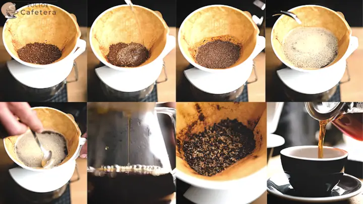 Prozess der Kaffee-Extraktion